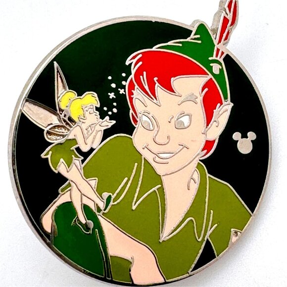 Hidden Mickey Disney Pin Set Of 3 Peter Pan Captain Hook Smee Wendy Tinkerbell - Picture 4 of 5